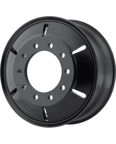 403 SERIES - ROULETTE - 24.5 X 8.25 (GVWR 7850) - Satin Black & Milled (AO40324510903) 403 SERIES - ROULETTE - 24.5 X 8.25 (GVWR 7850) - Satin Black & Milled (AO40324510903)