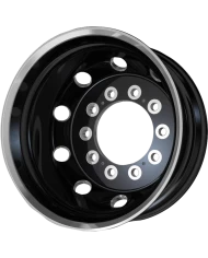 404 SERIES - JOURNEY - 22.5 X 8.25 (GVWR 8050) - Glossy Black & Milled (AO40422510302)