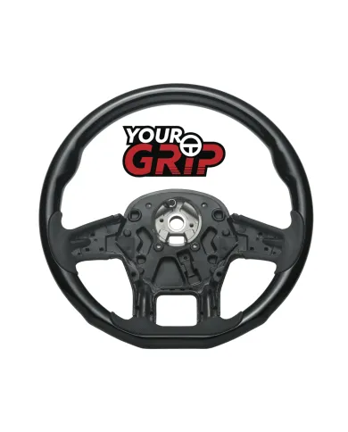 UP88336-18" YourGrip Wood Candy Color Steering Wheel For 2012-2021 PB 579 & 2013-2021 KW T680-Glossy Black
