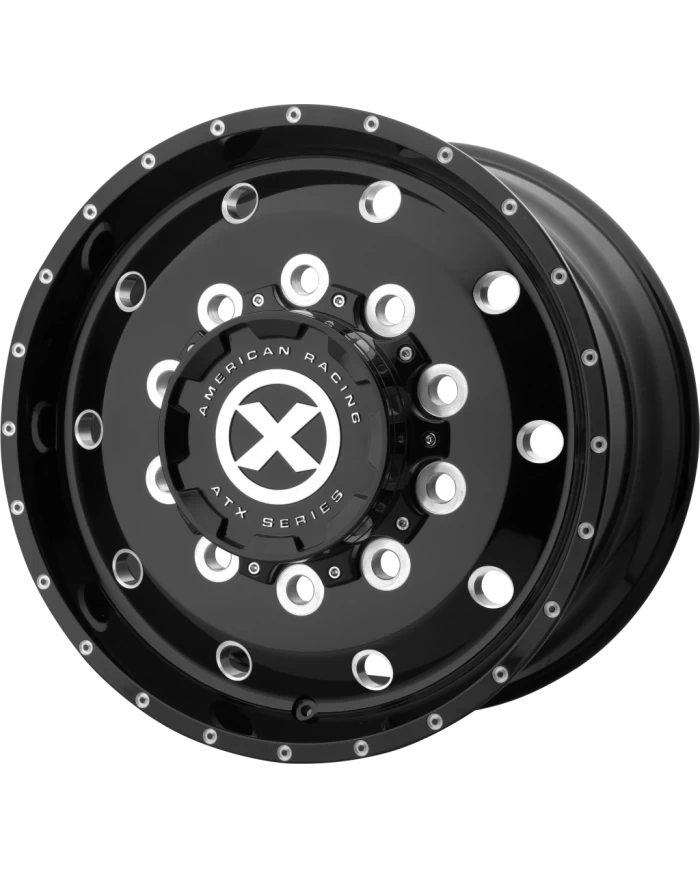 405 SERIES - TREX - 22.5 X 12.25 (GVWR 12300) - Glossy Black & Milled (AO405221210301H) 405 SERIES - TREX - 22.5 X 12.25 (GVWR 12300) - Glossy Black & Milled (AO405221210301H)