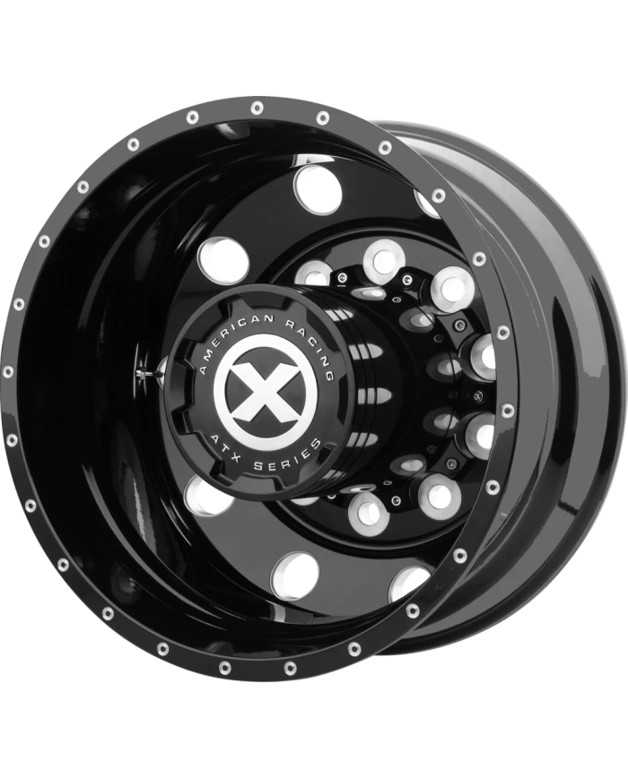 405 SERIES - TREX - 22.5 X 8.25 (GVWR 8050) - Glossy Black & Milled (AO40522510302H) 405 SERIES - TREX - 22.5 X 8.25 (GVWR 8050) - Glossy Black & Milled (AO40522510302H)