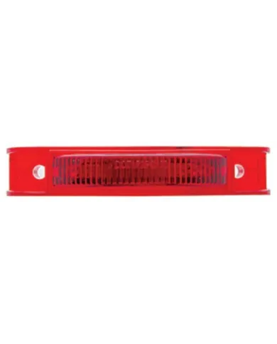 UP38164-7 LED Rectangular Light (Clearance/Marker) - Red LED/Red Lens