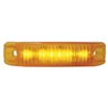UP38165-6 LED Rectangular Streamline Light (Clearance/Marker) - Amber LED/Amber Lens