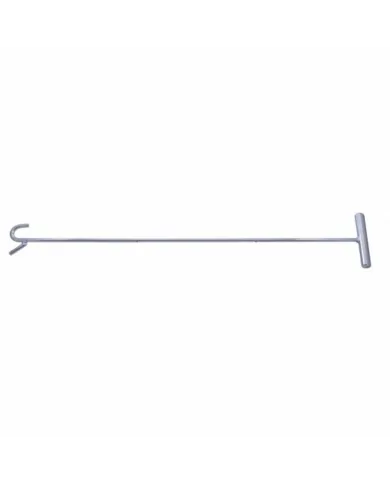 UP90012-Chrome 31" Long Fifth Wheel Pin Puller, S-Hook (Each)