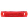 UP38166-6 LED Rectangular Streamline Light (Clearance/Marker) - Red LED/Red Lens