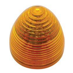 UP38168-9 LED 2" Round Beehive Light (Clearance/Marker) - Amber LED/Amber Lens