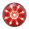 UP38169-9 LED 2" Round Beehive Light (Clearance/Marker) - Red LED/Red Lens