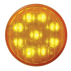 UP38170-9 LED 2" Round Light (Clearance/Marker) - Amber LED/Amber Lens