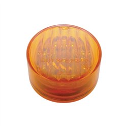 UP38170B-9 LED 2" Round Light (Clearance/Marker) - Amber LED/Amber Lens (Bulk)