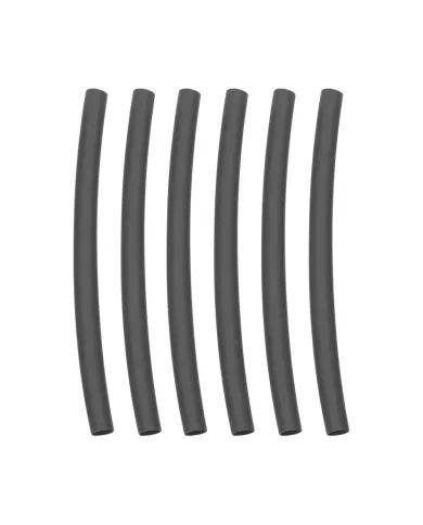 UP98017-1/4" I.D. Black Heat Shrink Tubing, 4" Long (6-Pack)