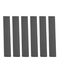 UP98018-3/8" I.D. Black Heat Shrink Tubing, 4" Long (6-Pack).