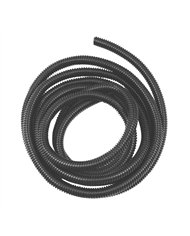 UP98029-3/8" I.D. Black Flex-Guard Convoluted Split Seam Tubing, 10 Ft.
