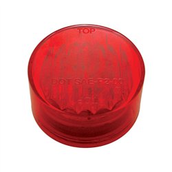 UP38171B-9 LED 2" Round Light (Clearance/Marker) - Red LED/Red Lens (Bulk)