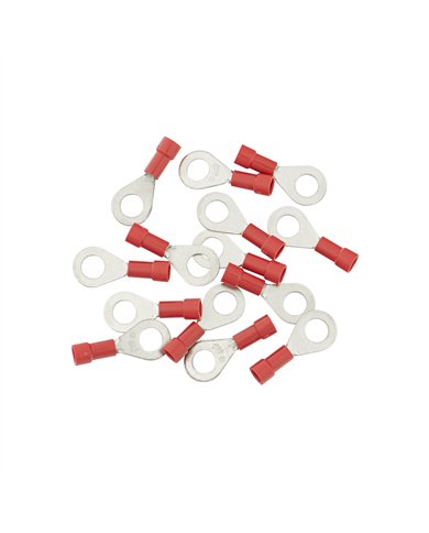 UP98041-22-18 AWG 1/4" Stud Vinyl Ring Terminal (14-Pack)