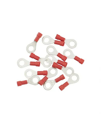 UP98041-22-18 AWG 1/4" Stud Vinyl Ring Terminal (14-Pack)