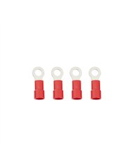 UP98043-8 AWG 1/4" Stud HD Vinyl Ring Terminal (4-Pack)