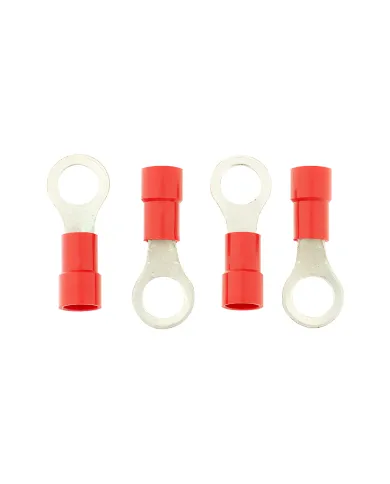 UP98045-8 AWG 3/8" Stud HD Vinyl Ring Terminal (4-Pack)
