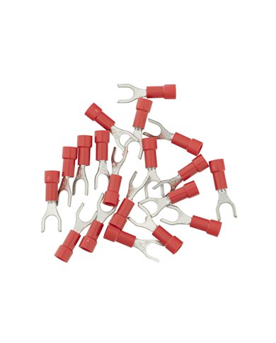 UP98046-22-18 AWG 10 Stud Vinyl Spade Terminal (19-Pack)