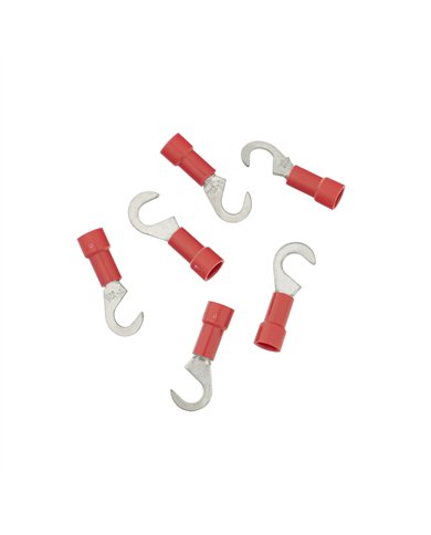UP98047-22-18 AWG 10 Stud Vinyl Hook Terminal (6-Pack)