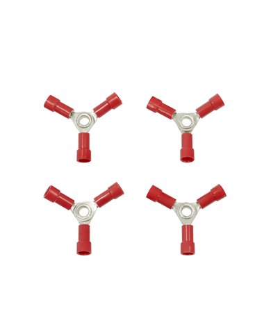 UP98050-22-18 AWG 3-Way (Y) Vinyl Connector (4-Pack)