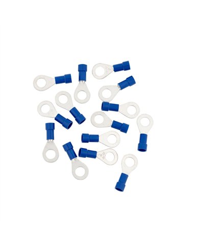 UP98064-16-14 AWG 1/4" Stud Vinyl Ring Terminal (14-Pack)