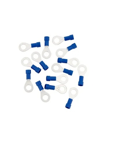 UP98064-16-14 AWG 1/4" Stud Vinyl Ring Terminal (14-Pack)