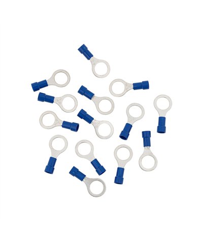 UP98066-16-14 AWG 3/8" Stud Vinyl Ring Terminal (14-Pack)