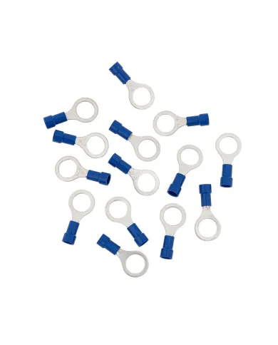 UP98066-16-14 AWG 3/8" Stud Vinyl Ring Terminal (14-Pack)