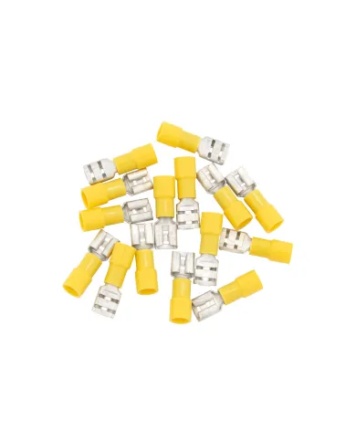 UP98074-12-10 AWG .250 Tab Vinyl FM Disconnect (15-Pack)
