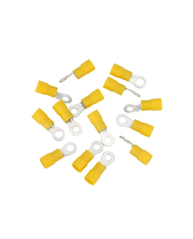 UP98082-12-10 AWG 8 Stud Vinyl Ring Terminal (14-Pack)