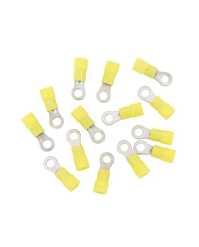 UP98083-12-10 AWG 10 Stud Vinyl Ring Terminal (14-Pack)