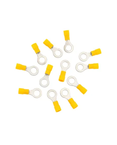 UP98085-12-10 AWG 5/16" Stud Vinyl Ring Terminal (12-Pack)