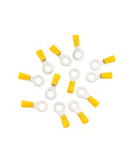 UP98085-12-10 AWG 5/16" Stud Vinyl Ring Terminal (12-Pack)