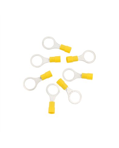 UP98087-12-10 AWG 1/2" Stud Vinyl Ring Terminal (7-Pack)