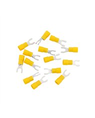 UP98088-12-10 AWG 10 Stud Vinyl Spade Terminal,14 Pcs.