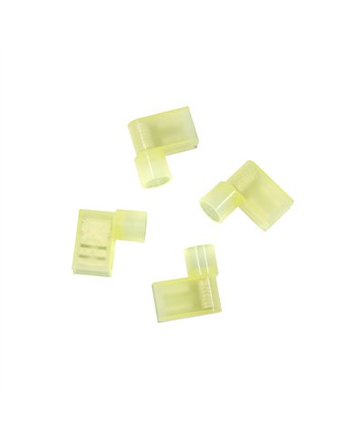 UP98091-12-10 AWG .250 Tab Nylon Flag Terminal (4-Pack)