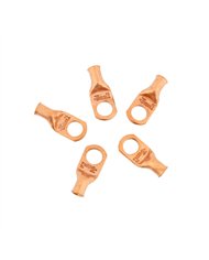 UP98092-6 AWG 3/8" Stud Seamless Tubular Copper Lug (5-Pack)