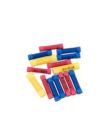 UP98104-22-10 AWG Assorted Vinyl Butt Connectors (17-Pack)