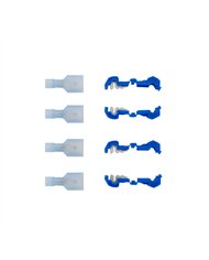 UP98106-16-14 AWG .250 Tab FI Nylon M Disconnect w/ 16-14 AWG T-Tap Slice, 4/4 Pcs.