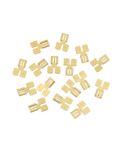 UP98115-.250 Tab FM to Double M Flat Adapter (16-Pack)