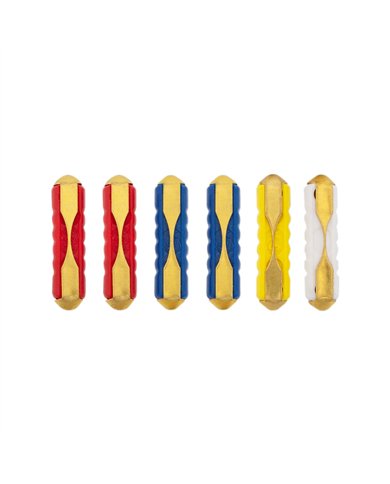 UP98116-German Vehicle Fuse Kit  5,8,16,25 Amp GBC Ceramic Fuses (6-Pack)