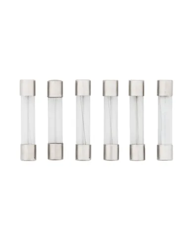 UP98118-British/Japanese Vehicle Fuse Kit 5,7.5,10,15,20,30 AGC Glass Fuses (6-Pack)