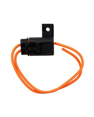 UP98127-In-Line HD ATC/ATO Waterproof Fuseholder w/ (2) 8" 12 AWG Orange GXL Leads