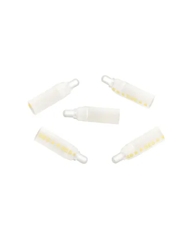 UP98135-18-10 AWG CS Closed-End Heat Shrink Connector - Clear w/ Yellow Dash (5-Pack)