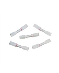 UP98136-24-22 to 20-18 AWG CS Multi-Wire Heat Shrink Connector - Clear w/ White Dash (5-Pack)