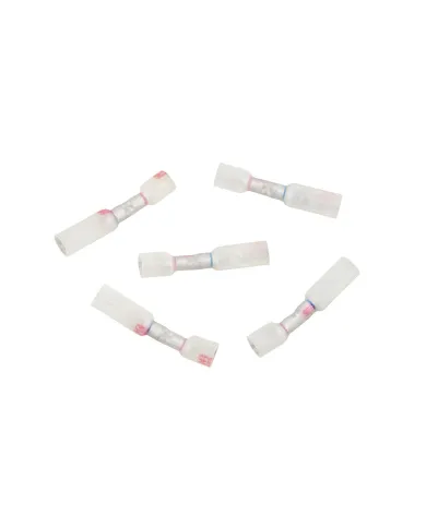 UP98137-20-18 to 16-14 AWG CS Multi-Wire Heat Shrink Connector - Clear w/ Red Dash (5-Pack)