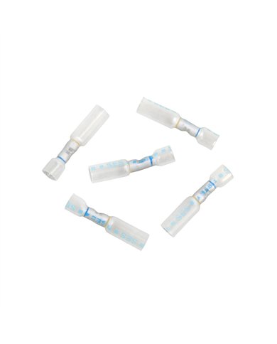 UP98138-16-14 to 12-10 AWG CS Multi-Wire Heat Shrink Connector - Clear w/ Blue Dash (5-Pack)