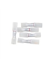 UP98139-12-10 to 8 AWG CS Multi-Wire Heat Shrink Connector - Clear w/ Yellow Dash (5-Pack)