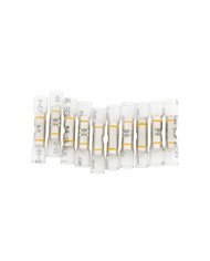 UP98142-12-10 AWG CS Window Heat Shrink Butt Connector - Clear w/ Yellow Stripe (10-Pack)