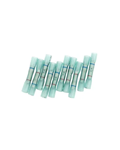 UP98143-20-18 to 16-14 AWG CS Heat Shrink Step-Down Butt Connector - Blue (10-Pack)